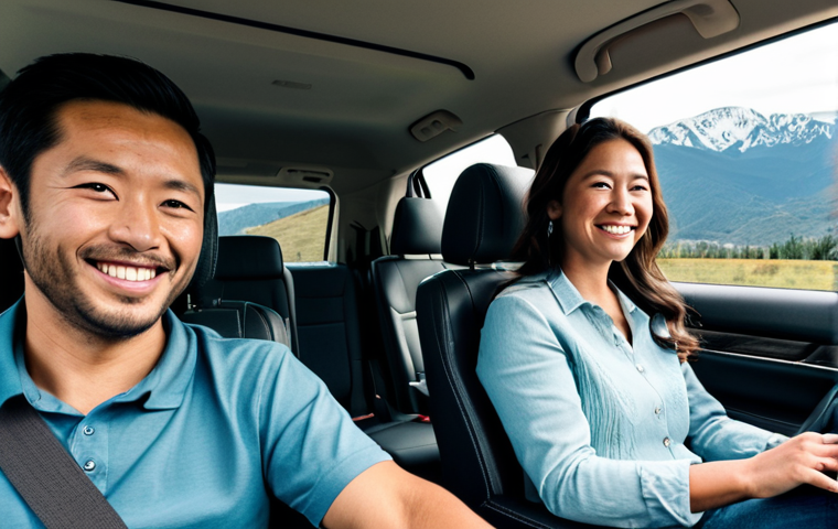**Prompt:** A fully clothed family of five smiling inside a spacious Honda Pilot SUV, driving on a scenic highway with mountains in the background, safe for work, appropriate content, professional, perfect anatomy, correct proportions, well-formed hands, proper finger count, natural body proportions, family-friendly.